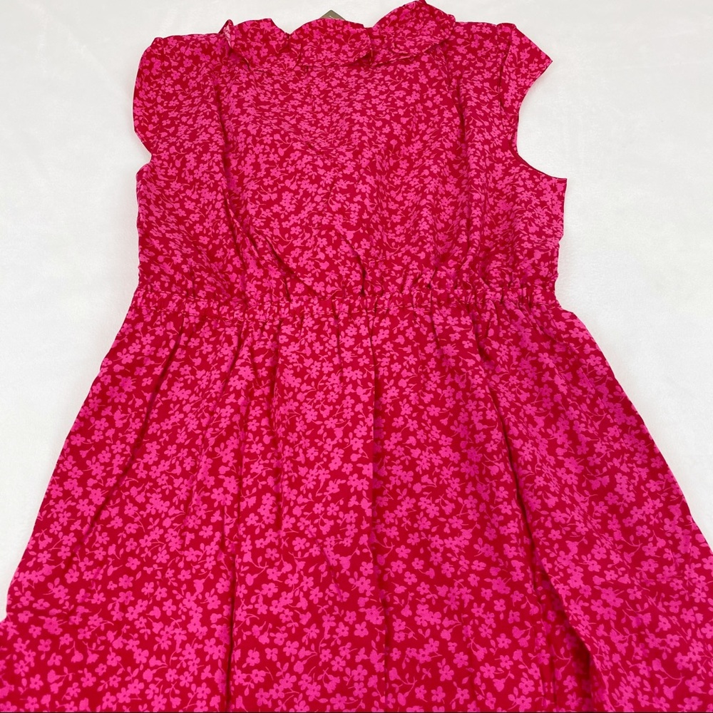 J Crew V-neck ruffle dress in tossed bouquet‎ print - Picture 12 of 12